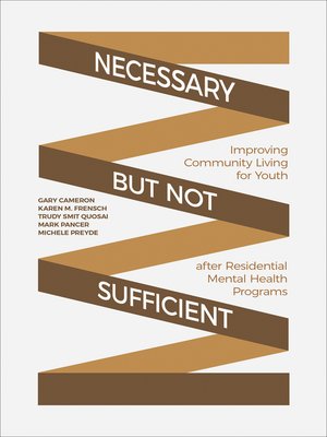cover image of Necessary but Not Sufficient